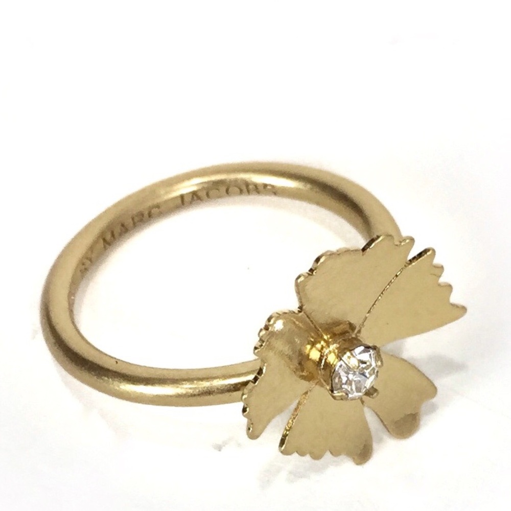 Marc by Marc Jacobs Pinwheel Flower Ring Sz 8 NWOT